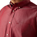 Camisa Ariat Wrinkle Free Solid Pinpoint Oxford Corte Clásico