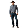 Camisa Ariat Wrinkle Free Refined Slub Corte Clásico