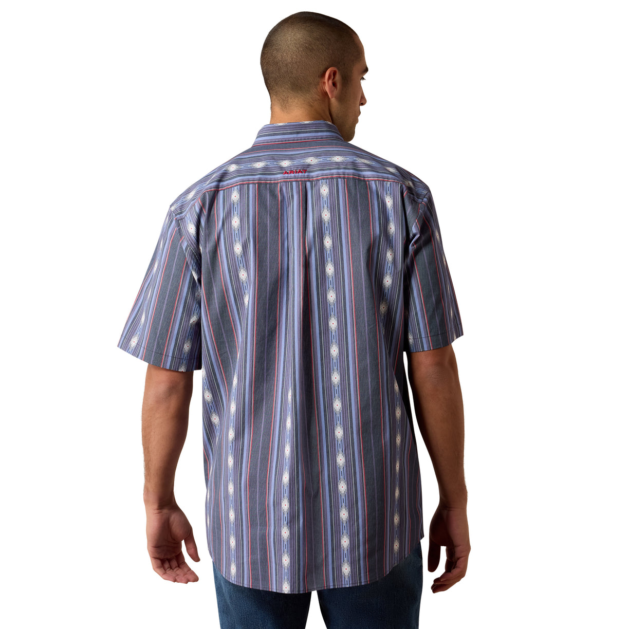 Camisa Ariat Berke Evening Blue Corte Clásico