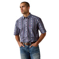 Camisa Ariat Berke Evening Blue Corte Clásico