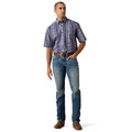 Camisa Ariat Berke Evening Blue Corte Clásico