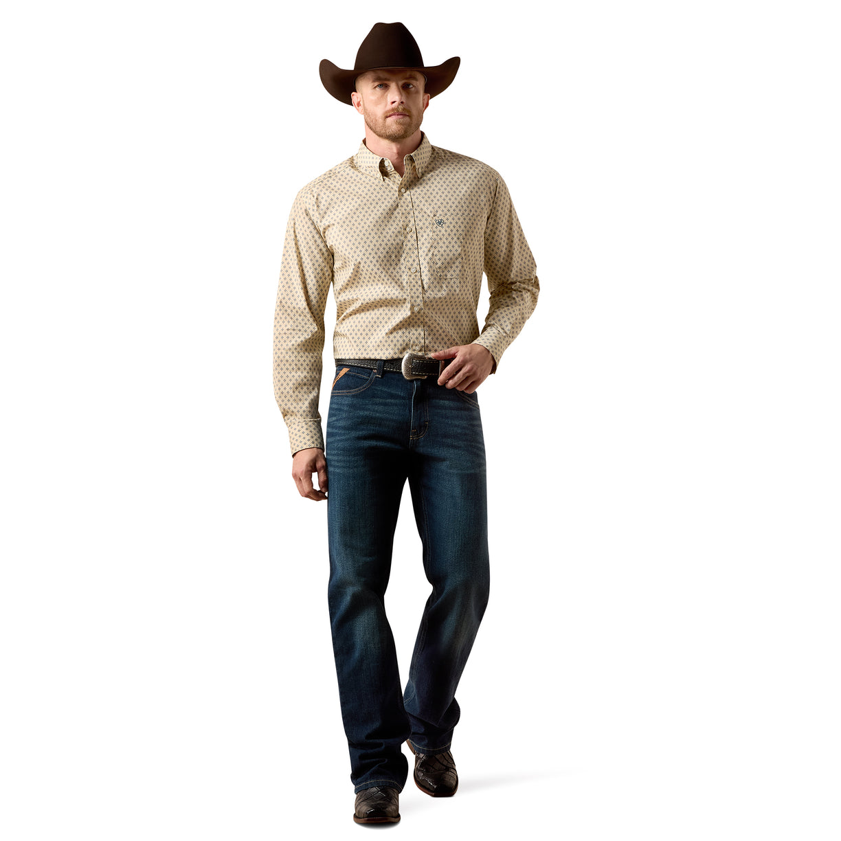 Camisa Ariat Stu Corte Clásico