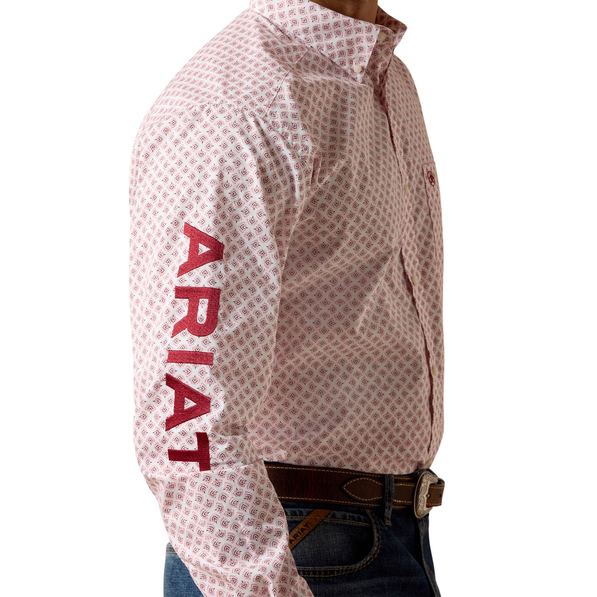 Camisa Ariat Team Donovan Blanco Corte Fitted