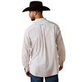 Camisa Ariat Wrinkle Free Waverly Blanco Corte Clásico
