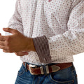 Camisa Ariat Wrinkle Free Waverly Blanco Corte Clásico