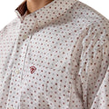 Camisa Ariat Wrinkle Free Waverly Blanco Corte Clásico