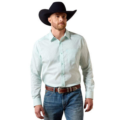 Camisa Ariat Everything Blue Glow Corte Clásico