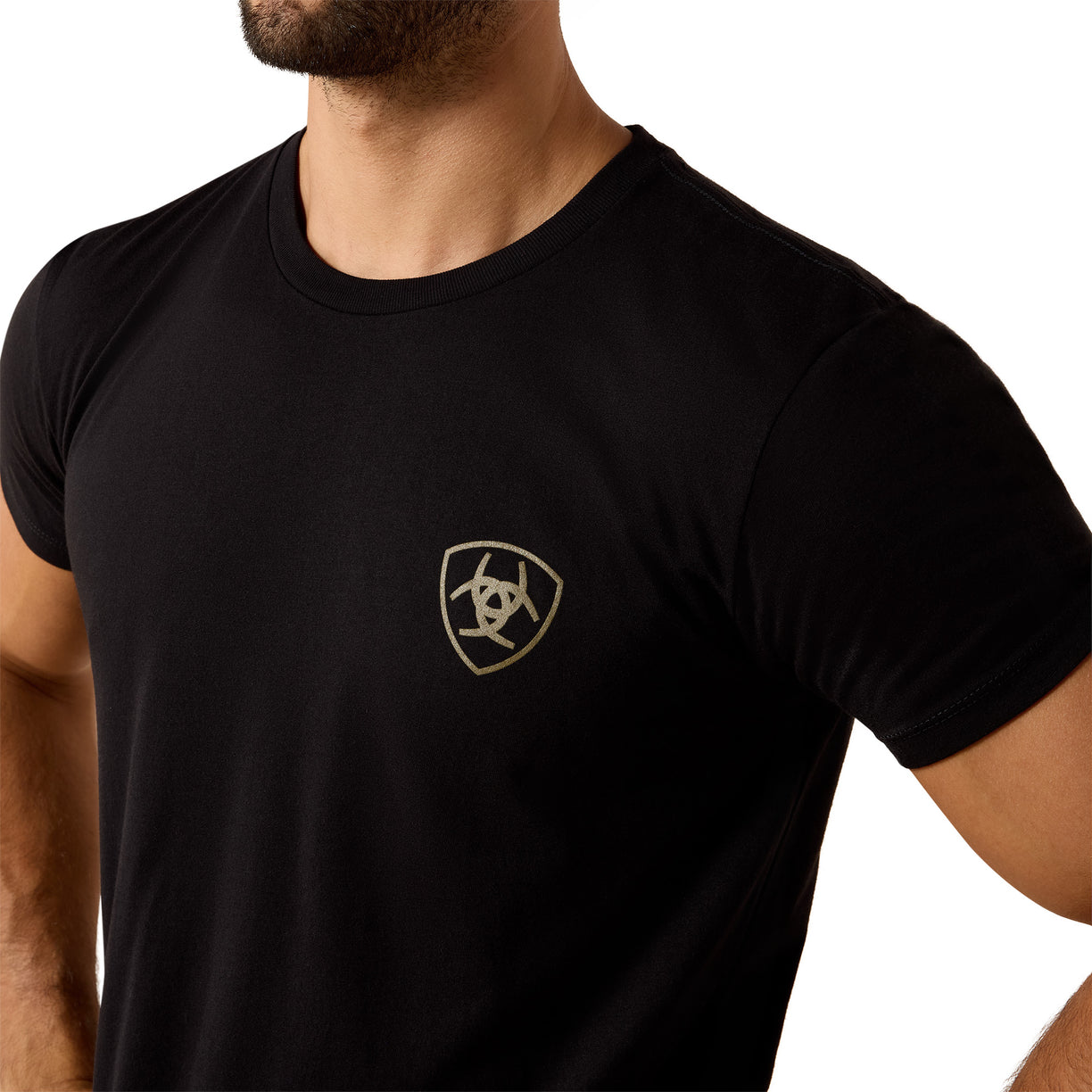 Playera Ariat Banner Badge Black