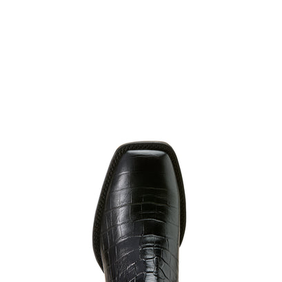 Bota Vaquera Ariat Booker Ultra Croc Negro