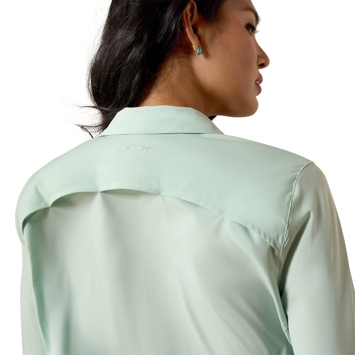 Camisa Ariat VentTEK Silt Green