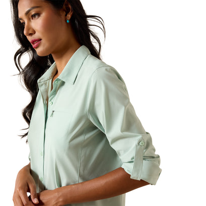 Camisa Ariat VentTEK Silt Green