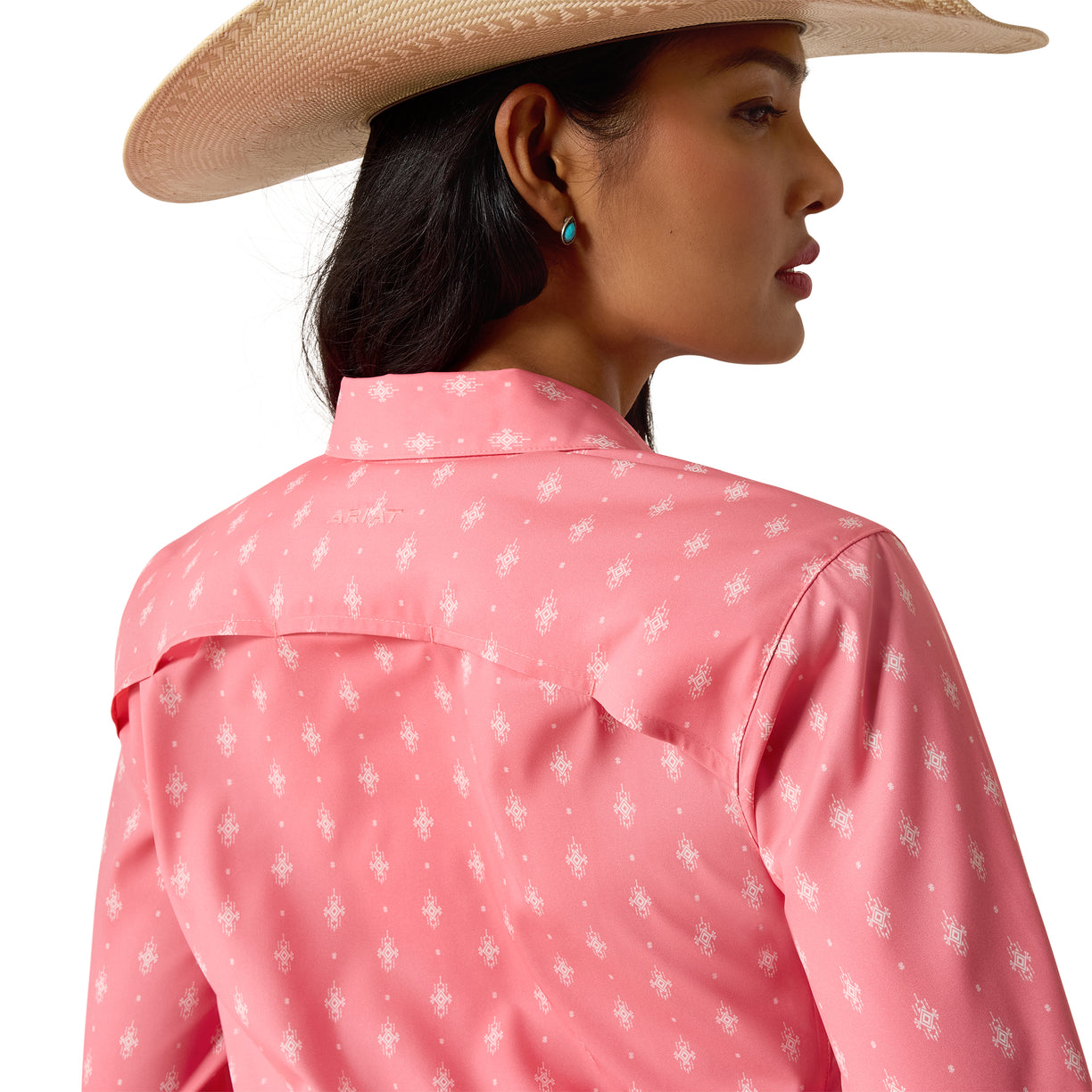 Camisa Ariat VentTEK Coral Print