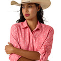 Camisa Ariat VentTEK Coral Print