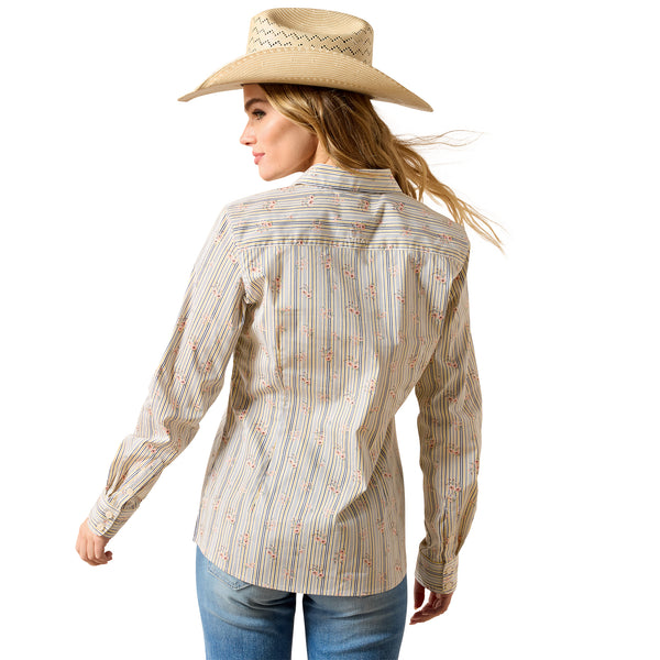 Camisa Ariat Kirby Stretch Vintage Floral Stripe