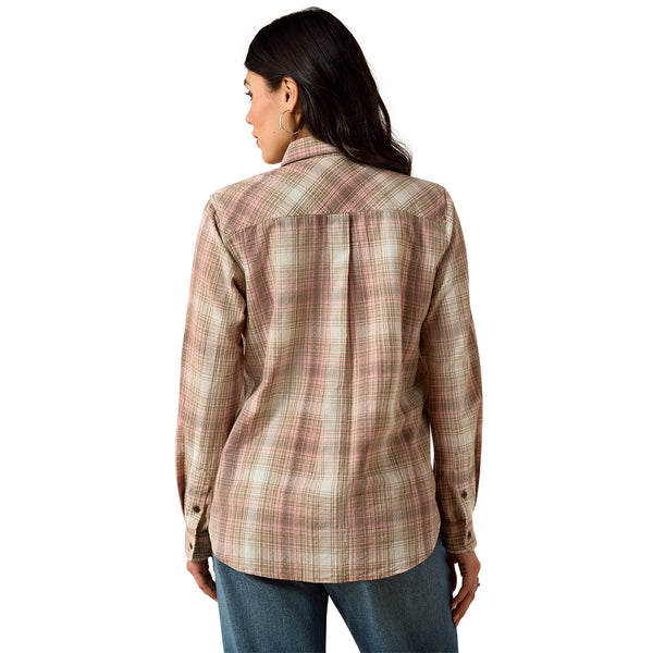 Camisa Ariat R.E.A.L. Billie Jean Pepper Coral