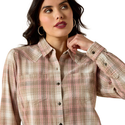 Camisa Ariat R.E.A.L. Billie Jean Pepper Coral