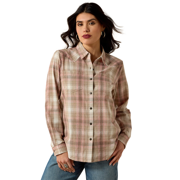 Camisa Ariat R.E.A.L. Billie Jean Pepper Coral