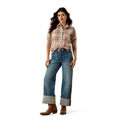 Camisa Ariat R.E.A.L. Billie Jean Pepper Coral