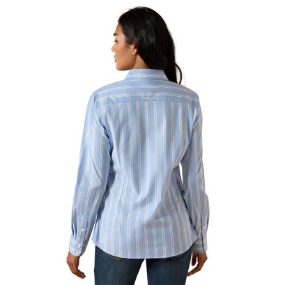 Camisa Ariat Team Kirby Ashleigh Blue Stripe