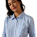 Camisa Ariat Team Kirby Ashleigh Blue Stripe