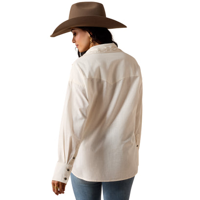 Camisa Ariat Dazzle Cloud Dancer