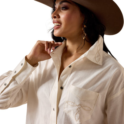 Camisa Ariat Dazzle Cloud Dancer