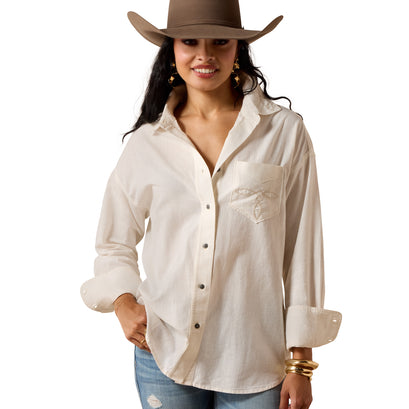 Camisa Ariat Dazzle Cloud Dancer