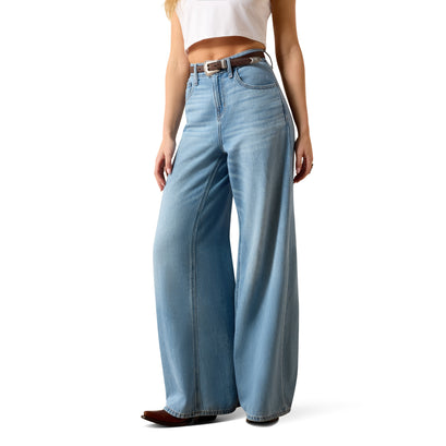 Jeans Ariat Tiro Ultra Alto Calamity Comfort Pierna Ancha