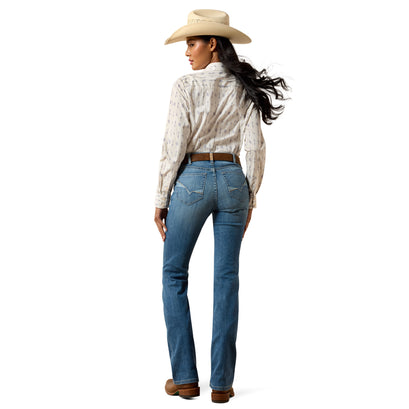 Jeans Ariat Lyra Tiro Alto Corte Bota