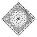 Bandana Ariat Patrón Paisley Blanca
