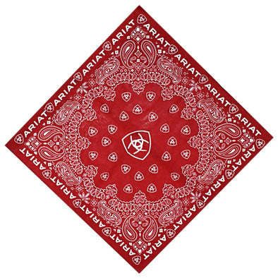 Bandana Ariat Patrón Paisley Rojo