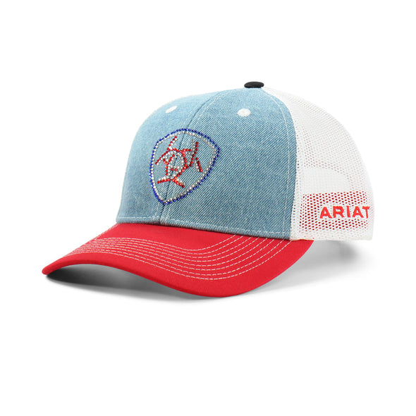 Gorra azul de mujer