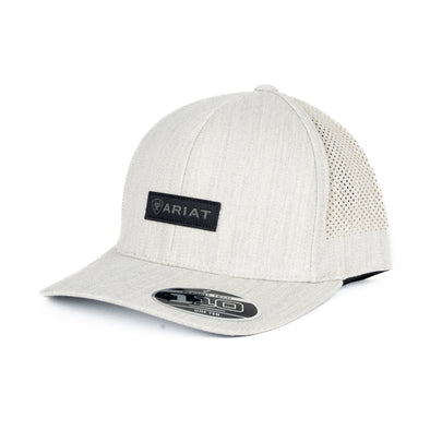 Gorra Ariat Gris Parche Rectangular