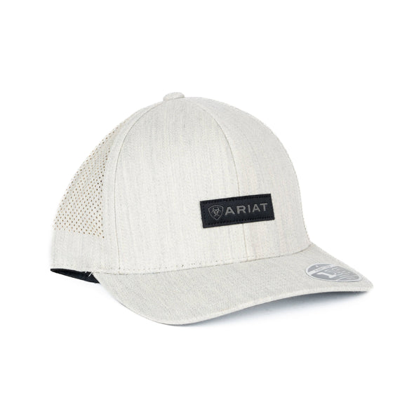 Gorra Ariat Gris Parche Rectangular