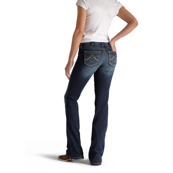 Jeans R.E.A.L Original Stretch Tiro Medio Corte de Bota