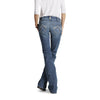 Jeans R.E.AL. Whipstitch Stretch Tiro Medio Corte de Bota