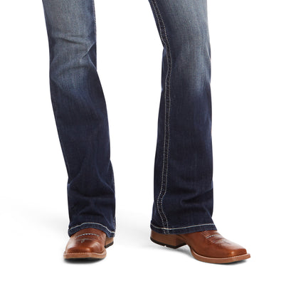 Jeans R.E.A.L Entwined Stretch Tiro Medio Corte de Bota