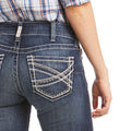 Jeans R.E.A.L Entwined Stretch Tiro Medio Corte de Bota