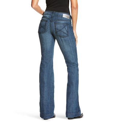 Jeans Trouser Outseam Ella Stretch Tiro Medio