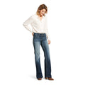 Jeans Stretch Entwined Tiro Medio Corte de Bota