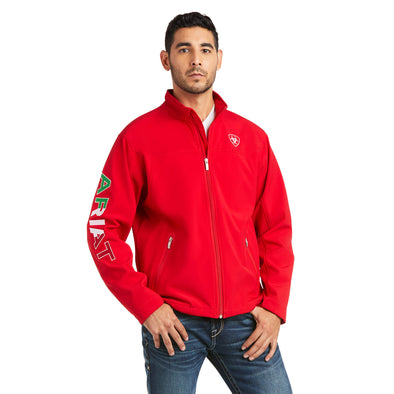 Chamarra Ariat New Team Softshell México Rojo