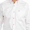 Camisa Ariat Solid Twill Blanco