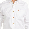 Camisa Ariat Solid Twill Blanco