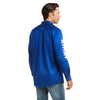 Camisa Ariat Team Logo Twill Azul Corte Fitted