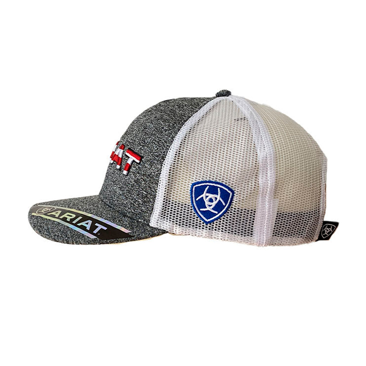 Gorra Ariat gris logo con bandera de U.S.A