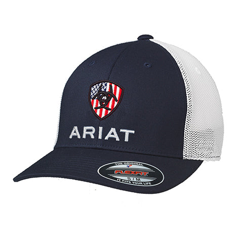 Gorra Ariat Escudo Bandera U.S.A