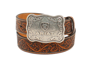 Hebilla Vaquera Rectangular en Plata Logo- Ariat
