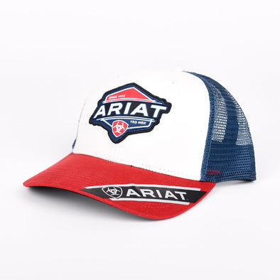 Gorra Ariat Red, White and Blue Logo