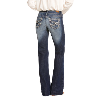 Jeans Stretch Entwined Tiro Medio Corte de Bota