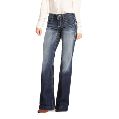 Jeans Stretch Entwined Tiro Medio Corte de Bota